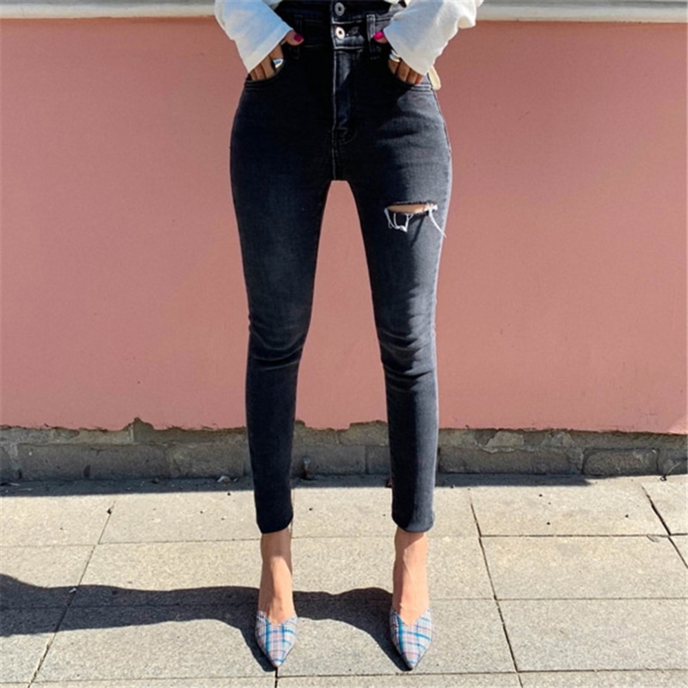 Black Skinny Denim